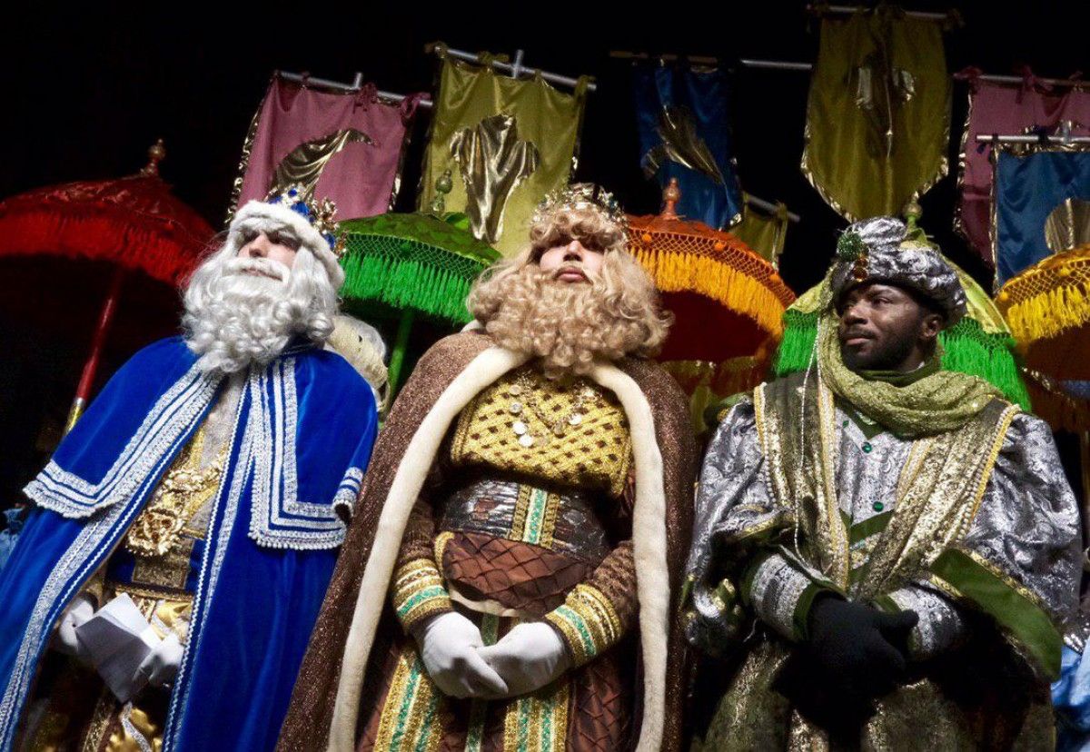 Els tres Reis d'Orient a Roda de Ter, en una imatge d'arxiu.