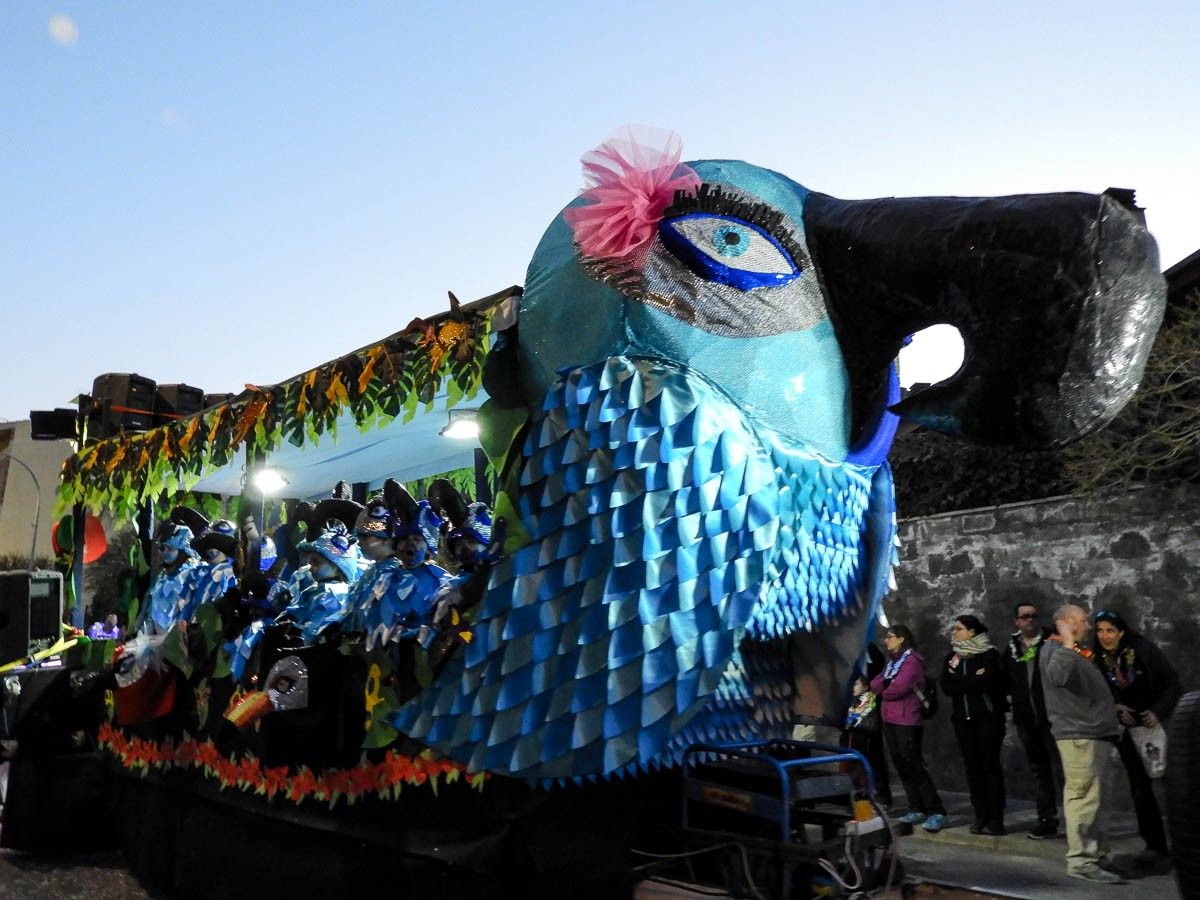 La carrossa guanyadora del Carnaval de Centelles