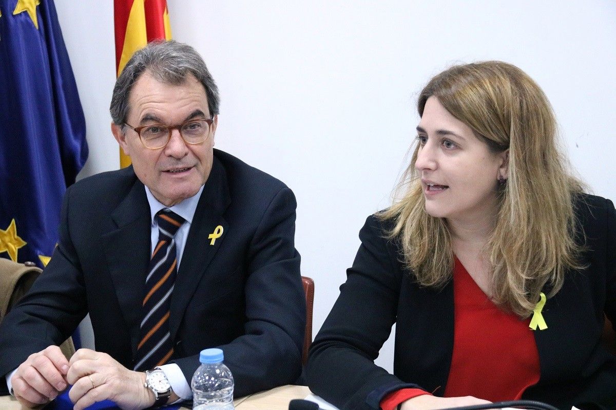 Artur Mas i Marta Pascal, el gener del 2018