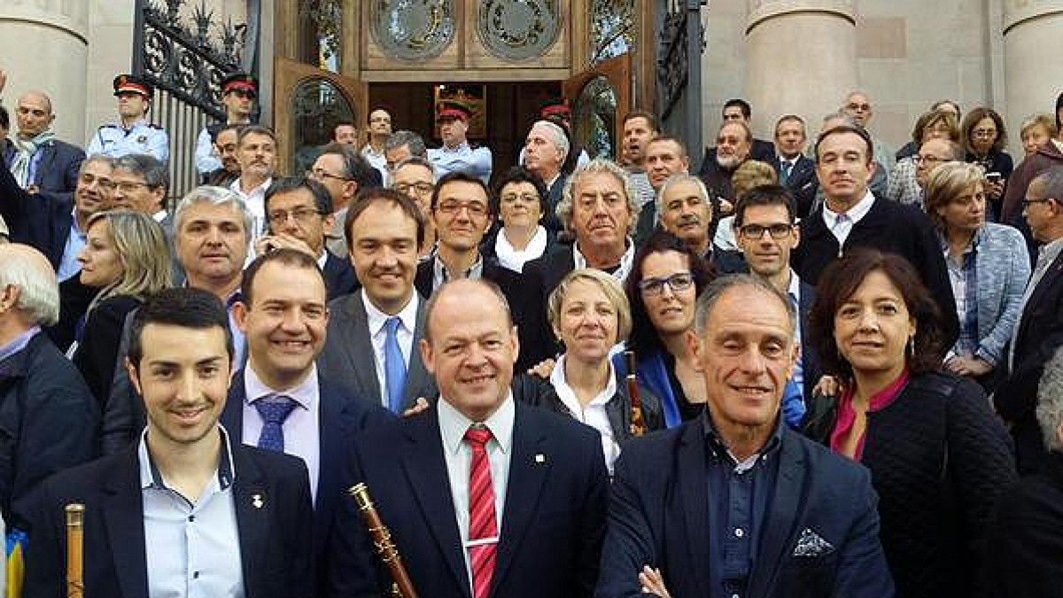 Alguns dels alcaldes osonencs, a Barcelona 