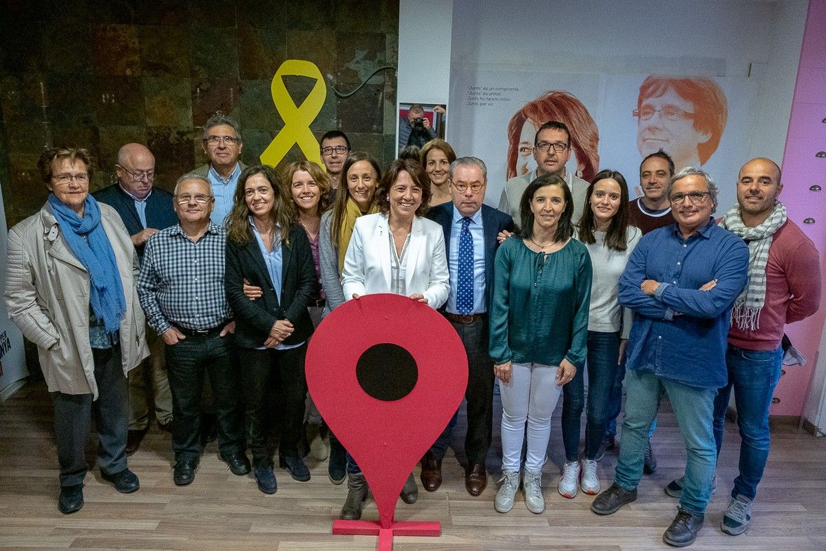 Anna Erra presenta la llista municipal de Junts per Catalunya a Vic