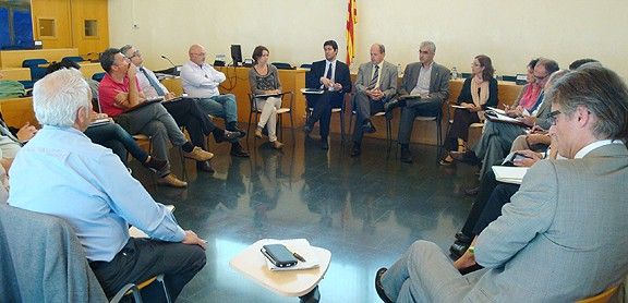 Reunió a Vic, entre els representants del Govern i dels municipis afectats