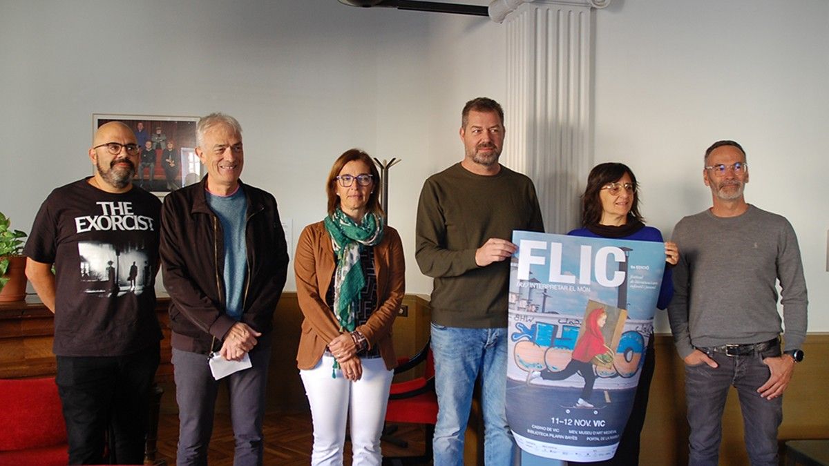 Presentació de la sisena edició del FLIC a Vic.