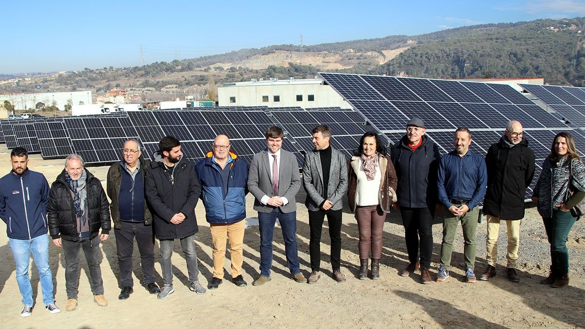 Inauguració de parc municipal solar de Centelles