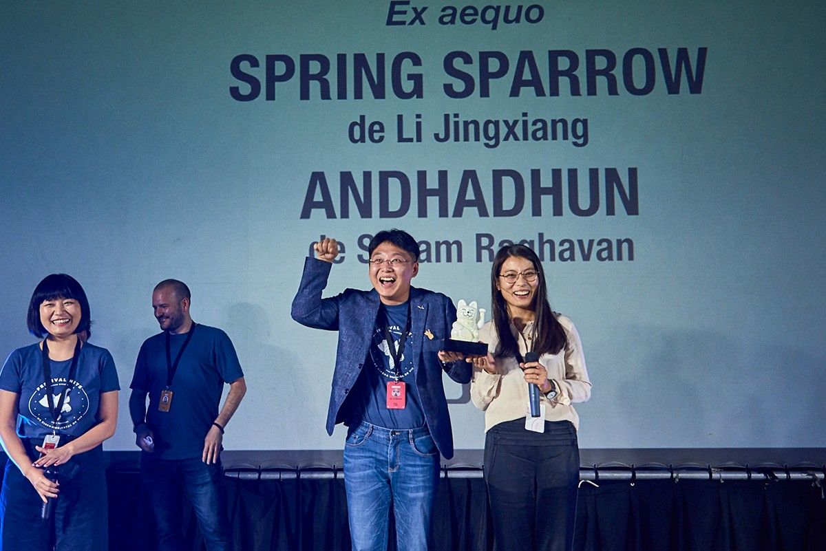 Actor i directora d'«Spring Sparrow», premiada al Festival Nits.