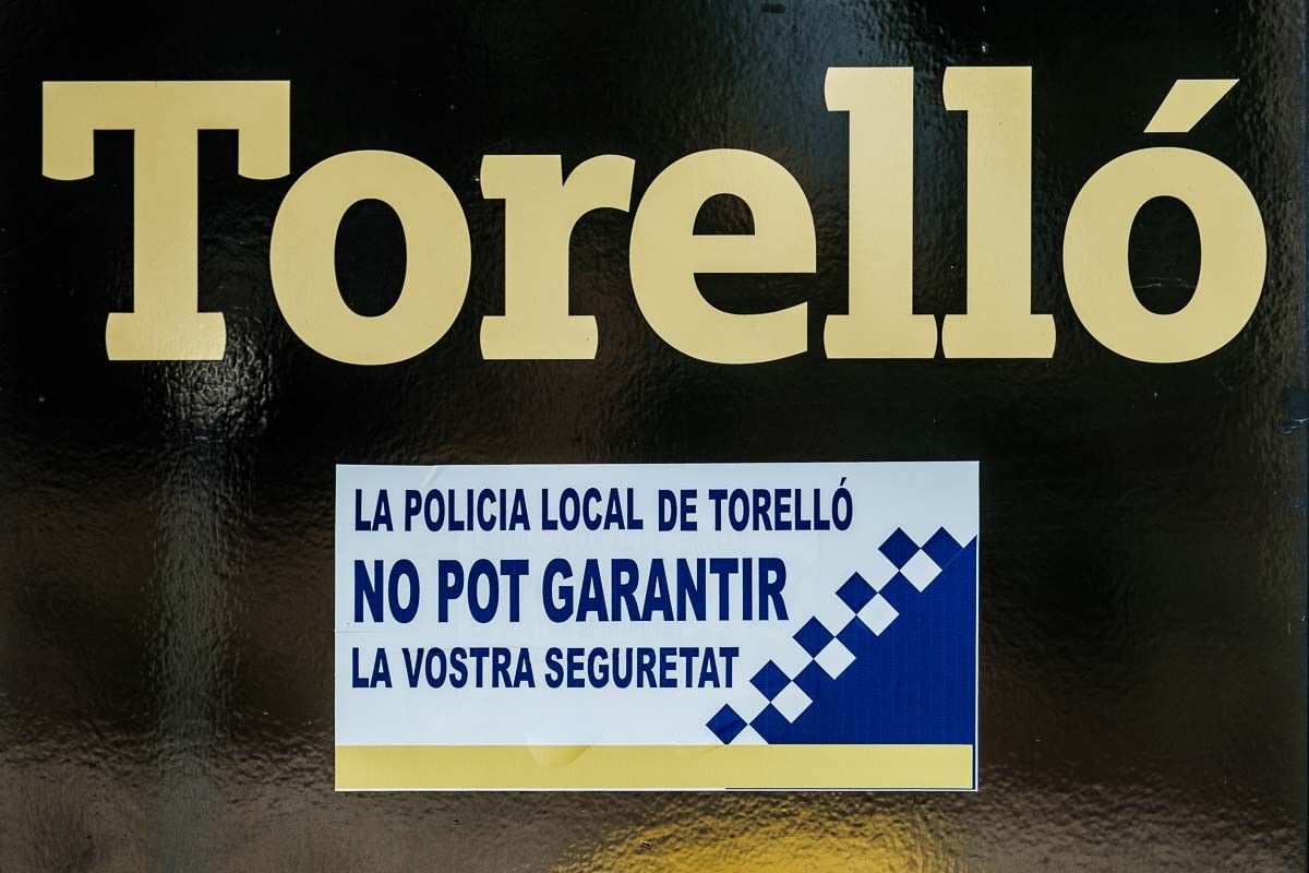 Imatge d'arxiu d'una de les reivindicacions de la Policia Local de Torelló.