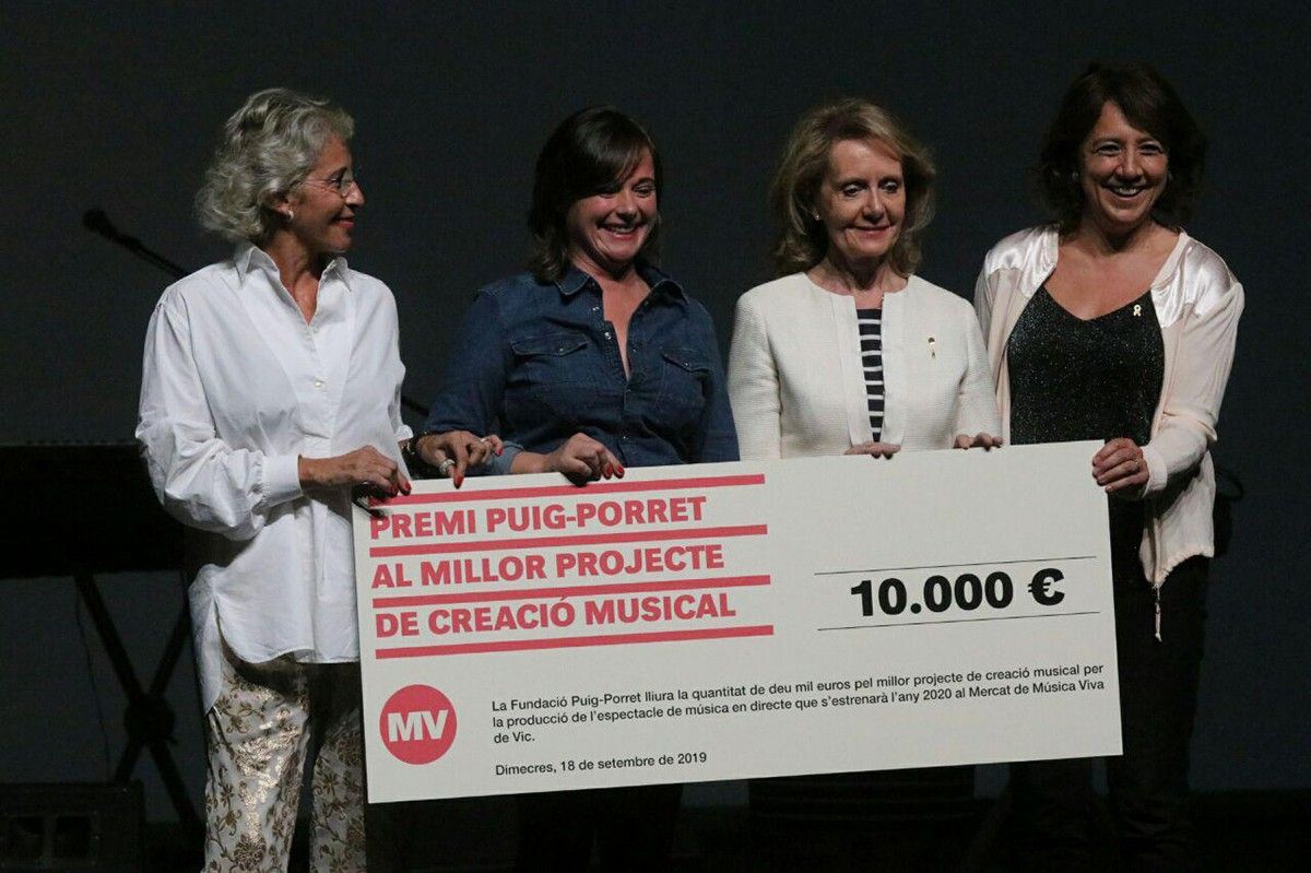 Núria Andorrà guanyadora del Premi Puig-Porret 2019.