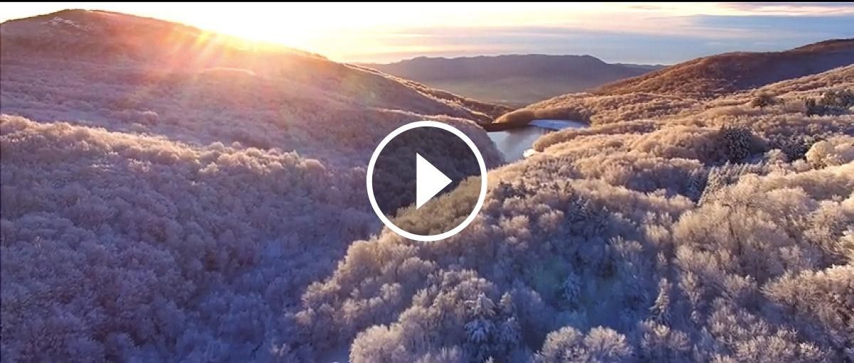 Vídeo: el Montseny nevat, a vista de dron