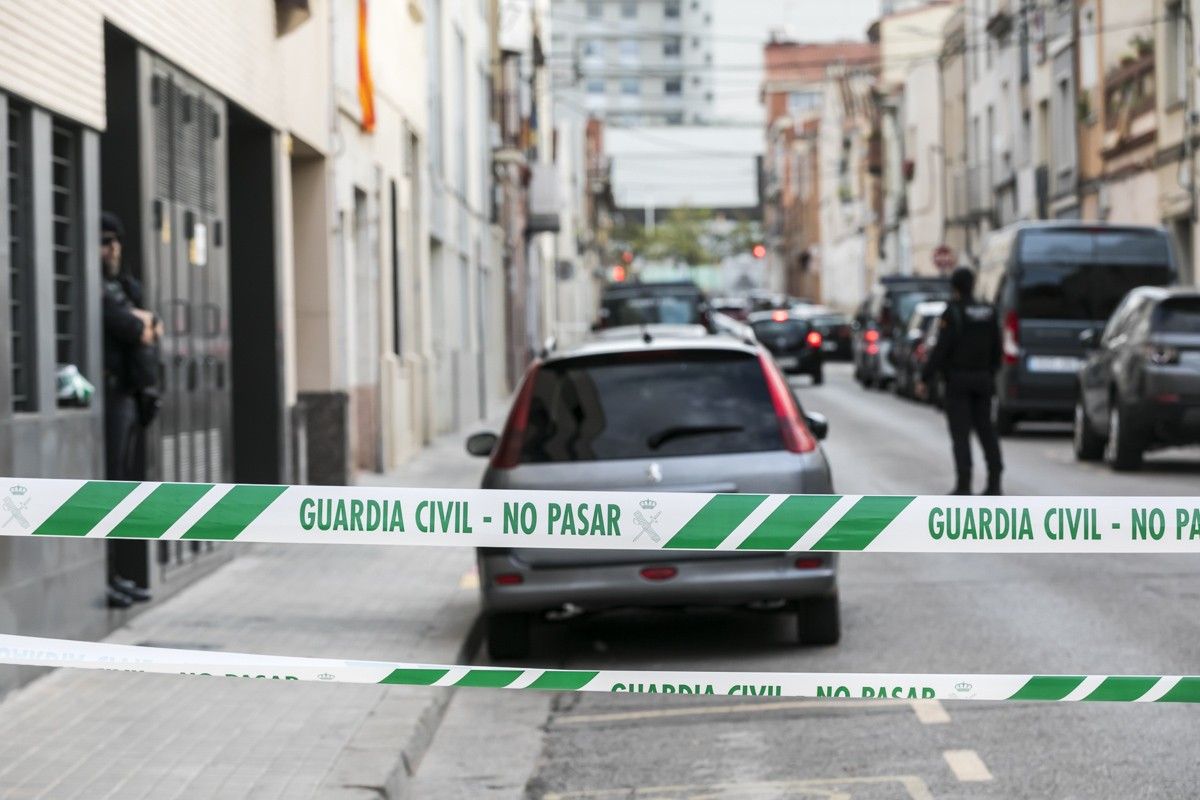 L'operatiu de la Guàrdia Civil, el passat 23 de setembre a Sabadell 
