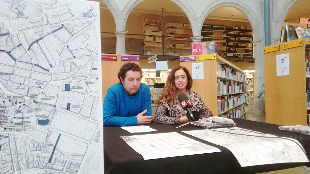 Presentació del Mapa de les lletres, a la biblioteca Joan Triadú
