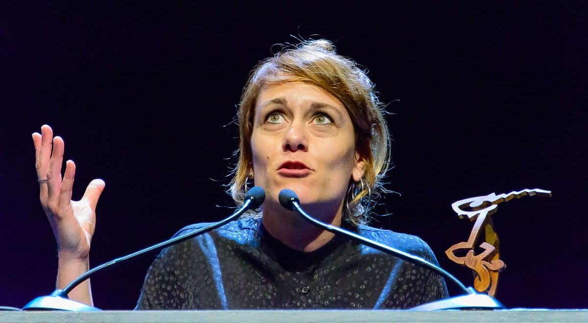 Anna Alarcón a la gala Premi BBVA de Teatre 2016