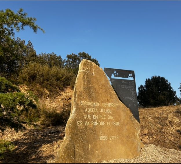 El monument inaugurat aquest dissabte