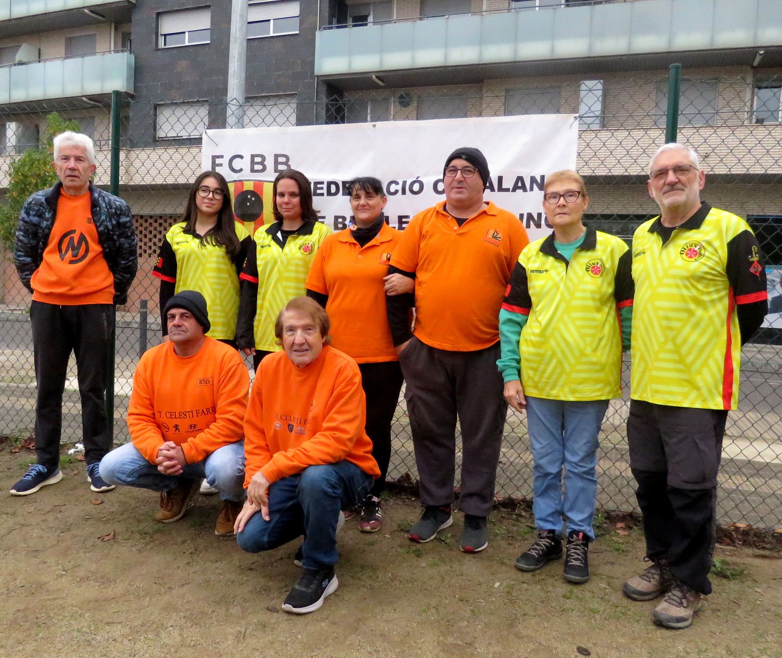 Equips de Tàrrega i Olius A a la partida de la 4a jornada de la Lliga Catalana de 1a Divisió