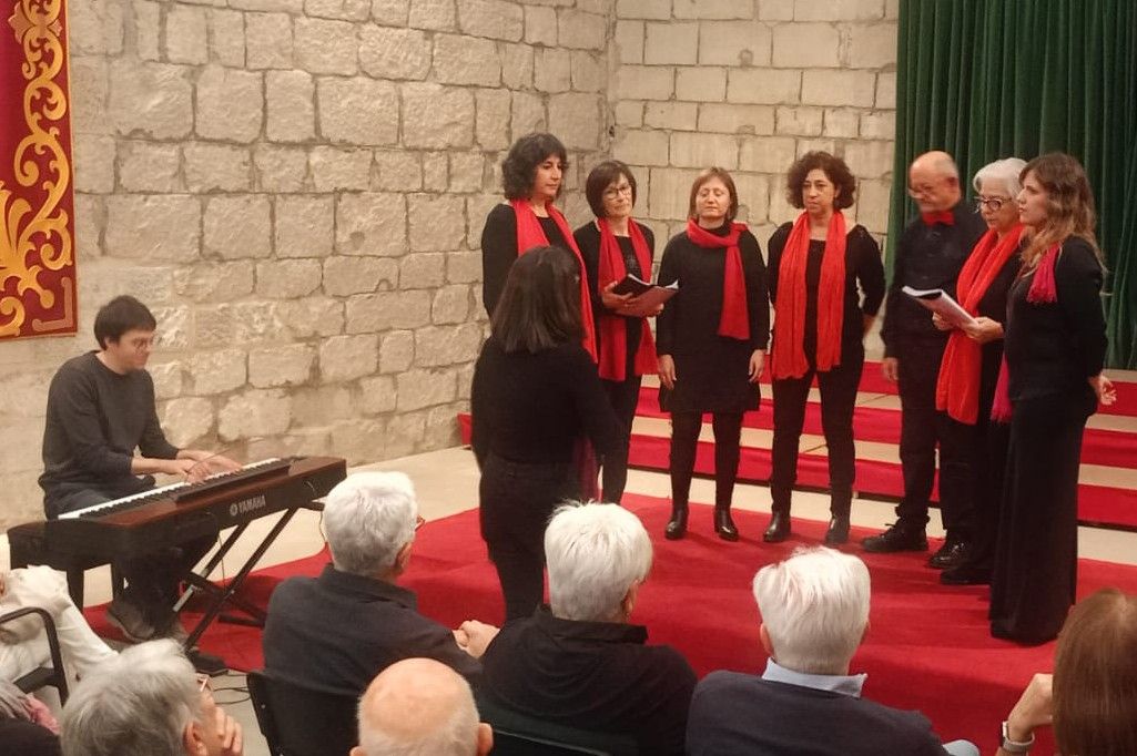 El Cor New Gospel Solsona en el concert de Santa Cecília del 2023