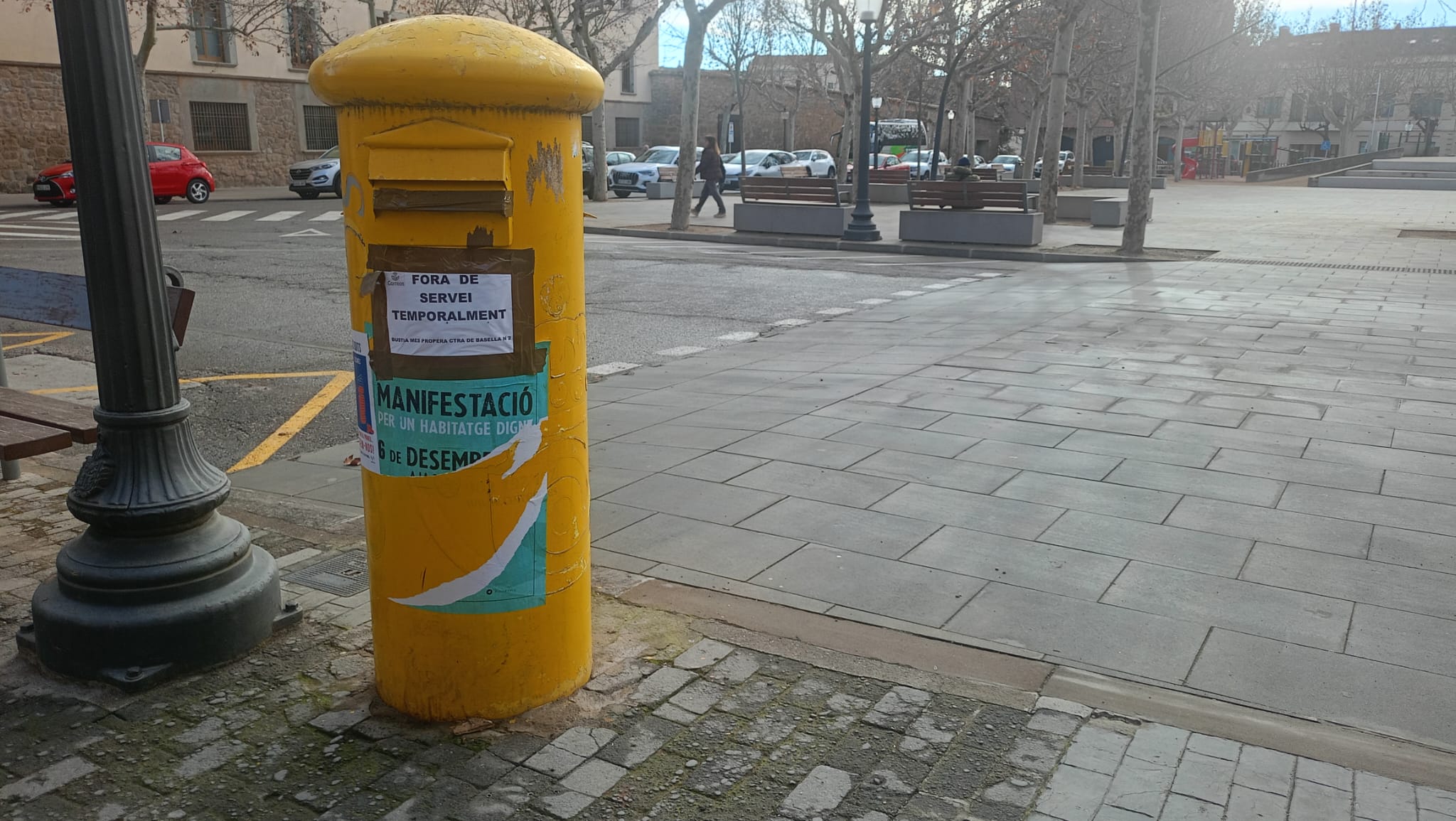 La bústia de la Plaça del Camp