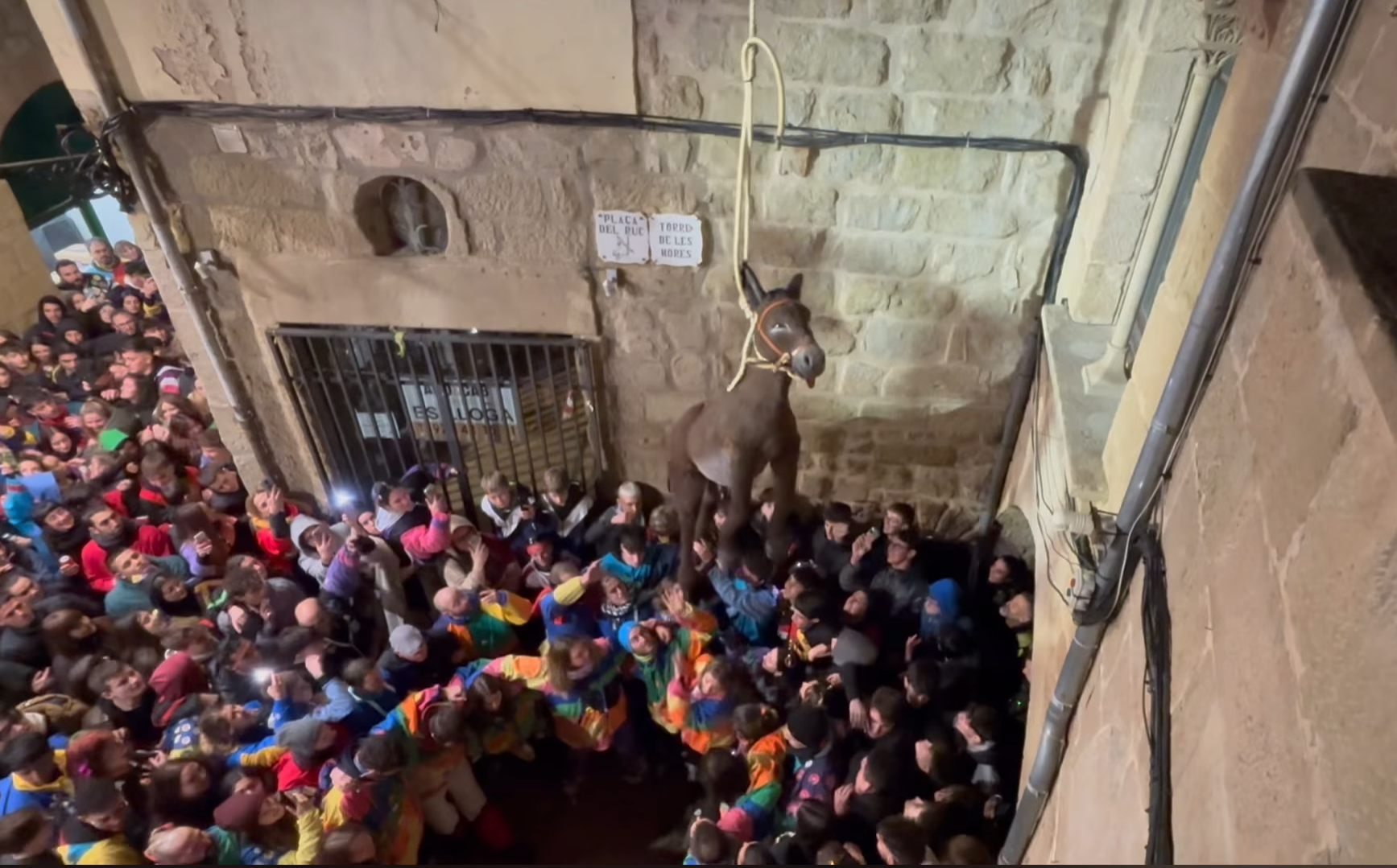 Moment de la penjada del Ruc