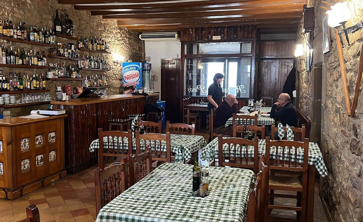 Interior de l'hostal de Pinós  