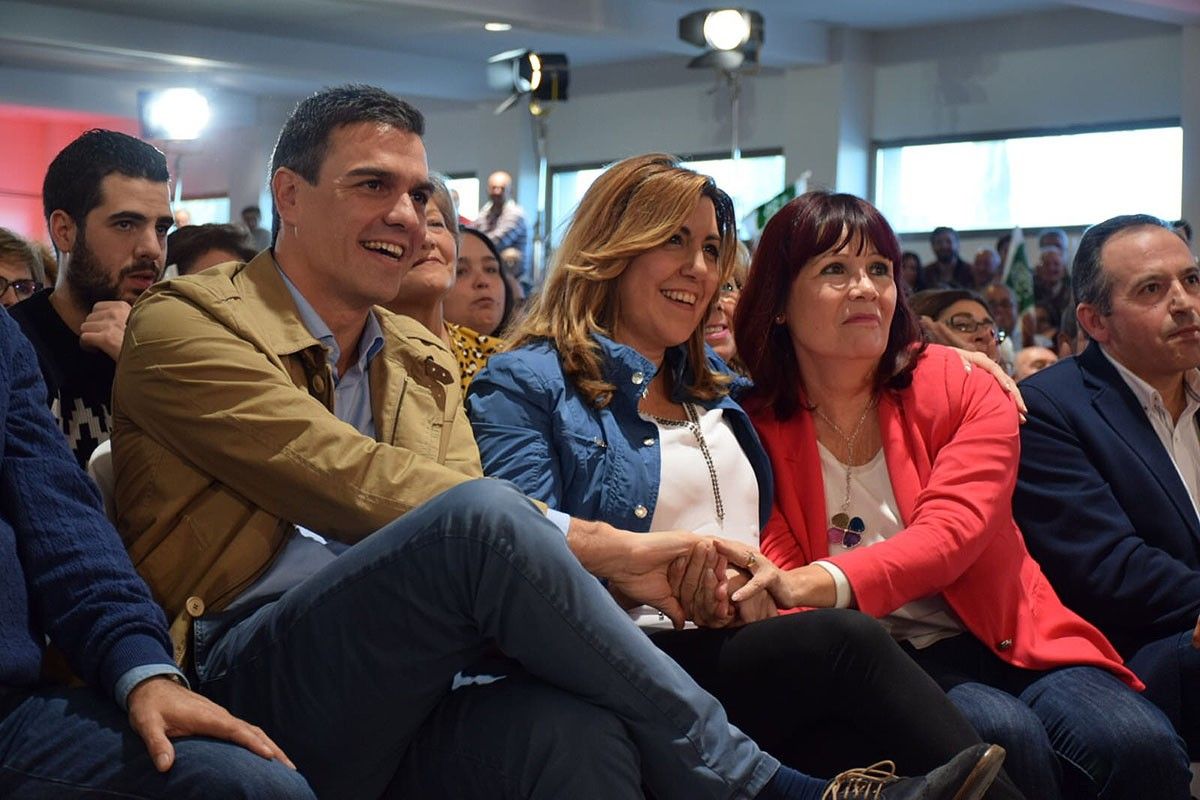 Pedro Sánchez i Susana Díaz a Jaén 