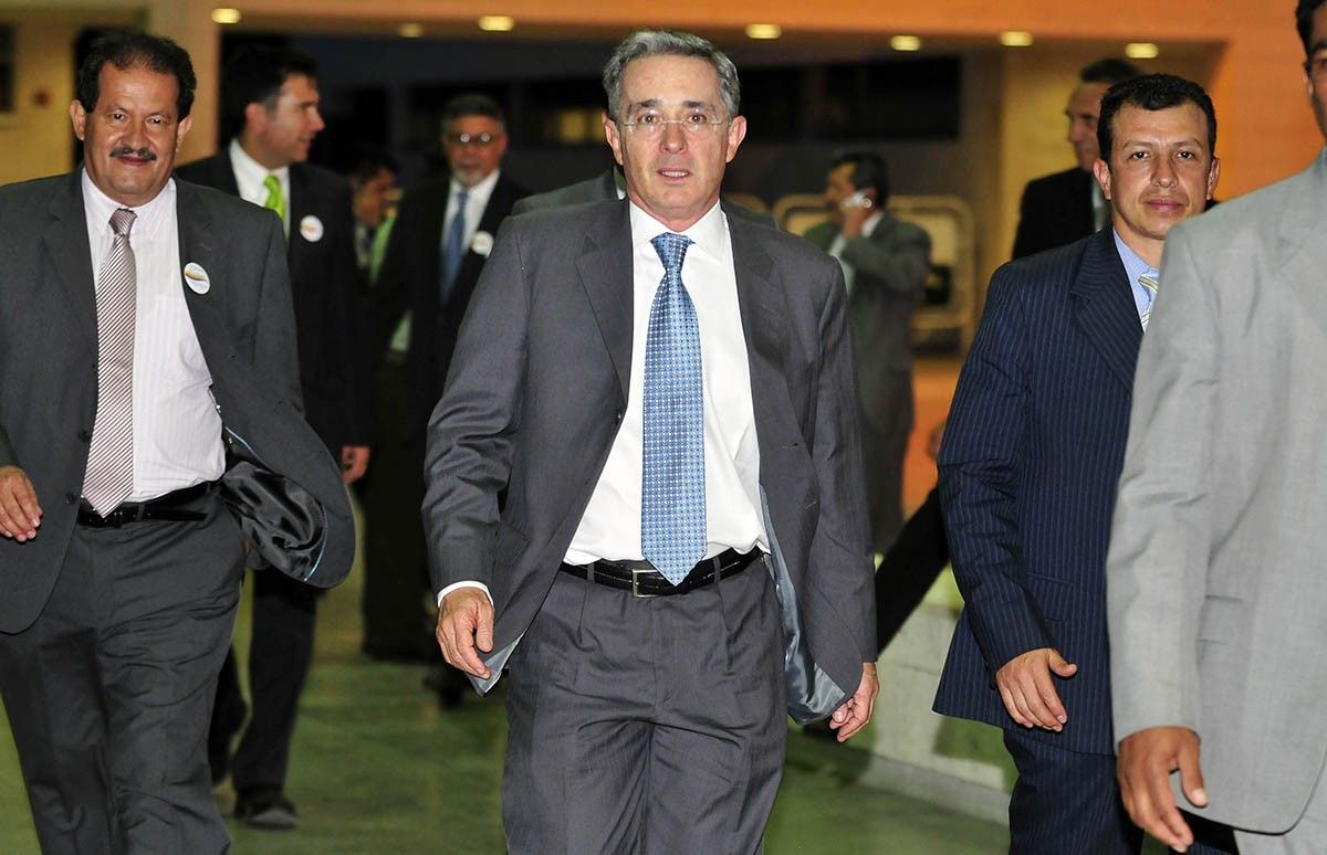 L'expresident de Colòmbia, Álvaro Uribe, en una imatge d'arxiu