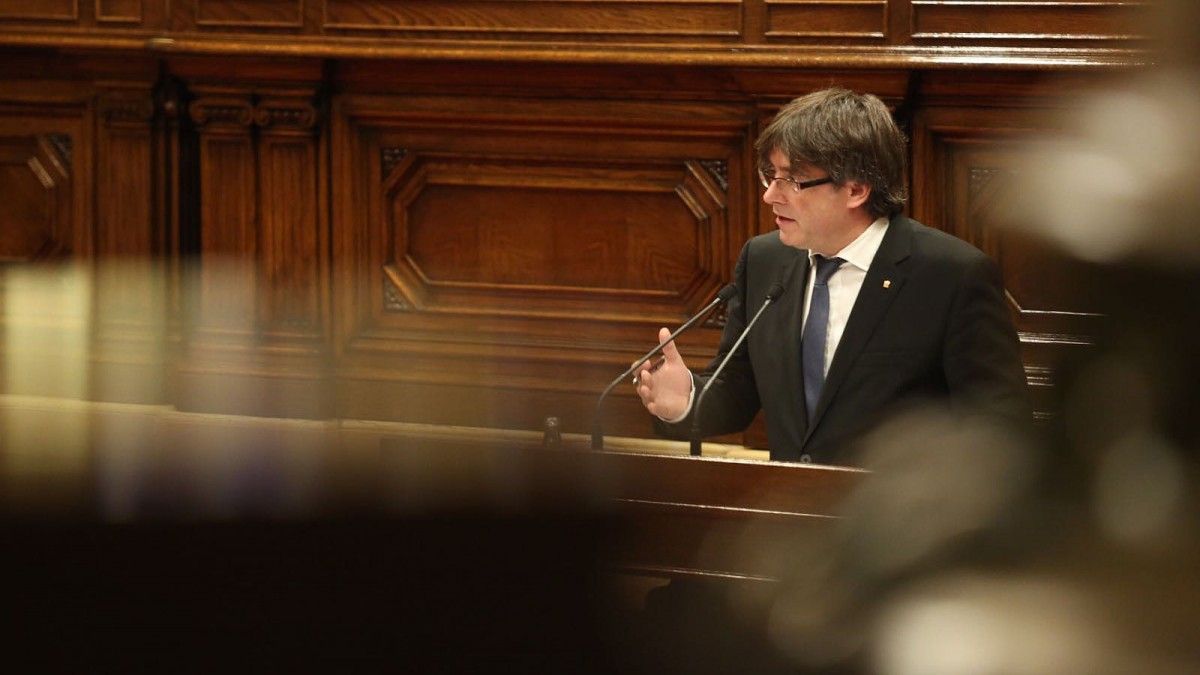 Carles Puigdemont, al debat de política general