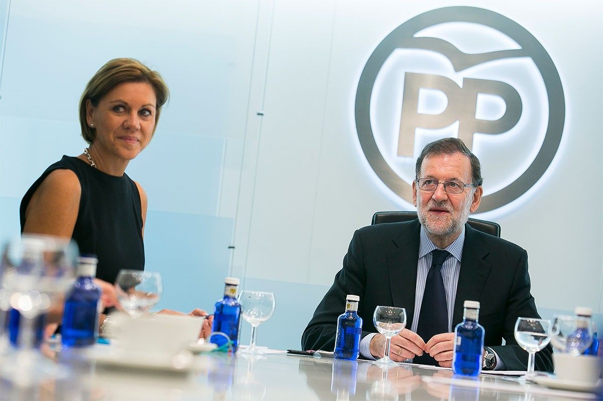 Mariano Rajoy, a la darrera executiva del PP