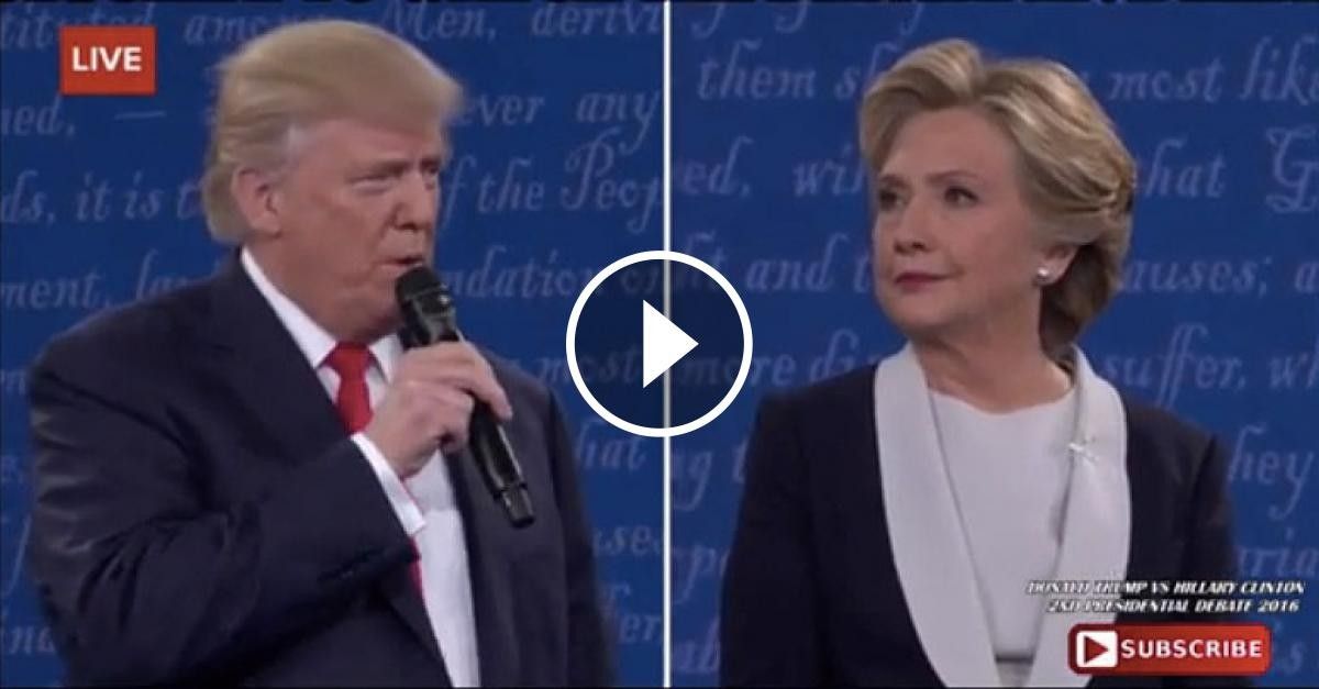 Vídeo del segon debat entre Clinton i Trump