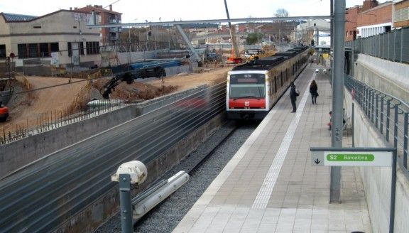 Imatge de l'estació de Gràcia de Sabadell.