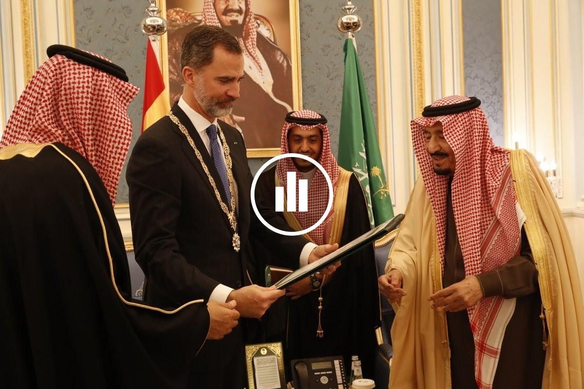 Felip VI ha estat un dels promotors de la venda d'armament a l'Aràbia Saudita.