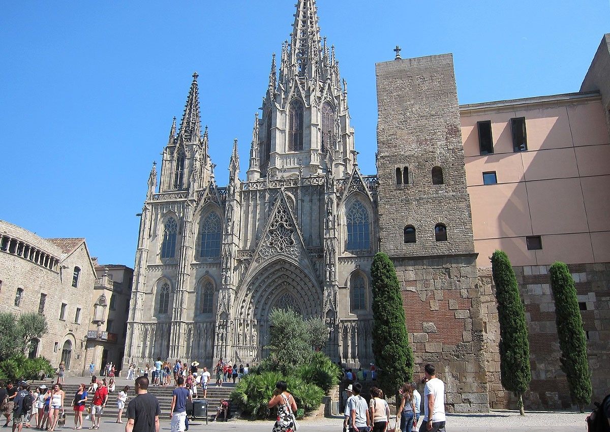 Catedral gòtica de Barcelona.