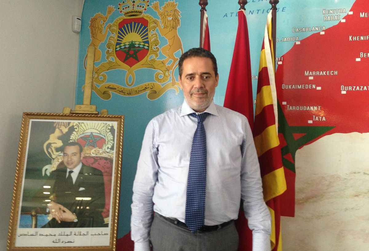 Abdelaziz Jatim, en el Consulat del Regne del Marroc a Tarragona 