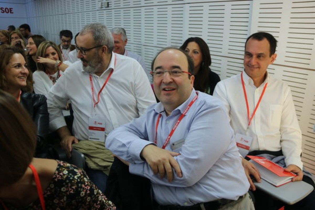 Miquel Iceta, al comitè federal del PSOE.