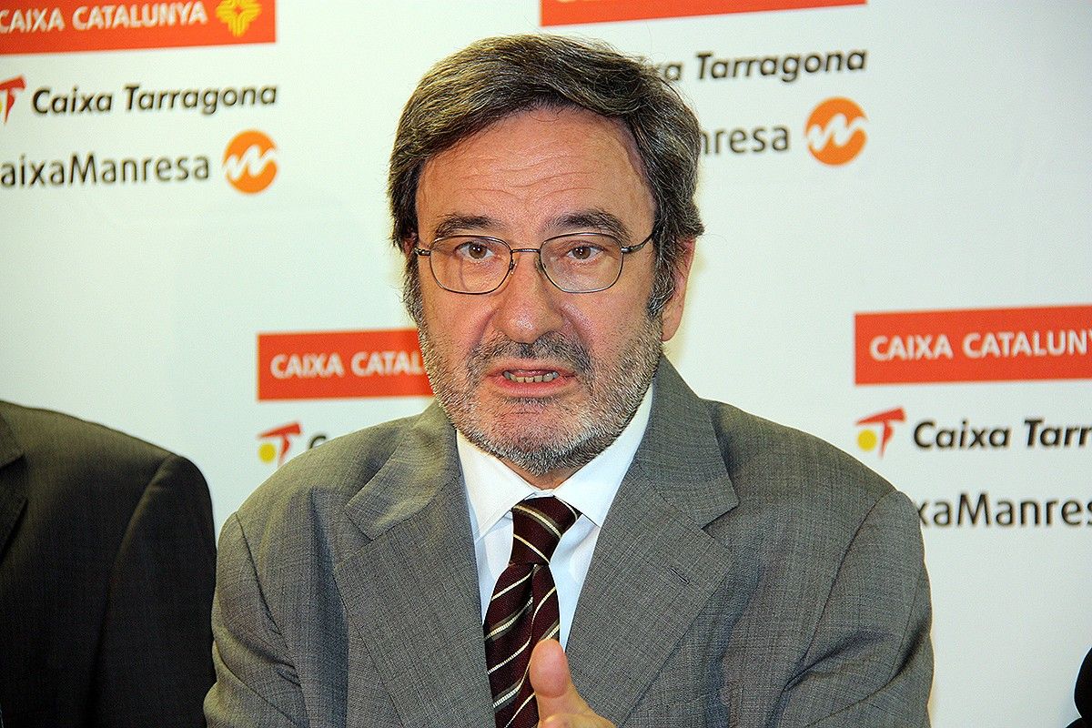 Narcís Serra, expresident de Caixa Catalunya