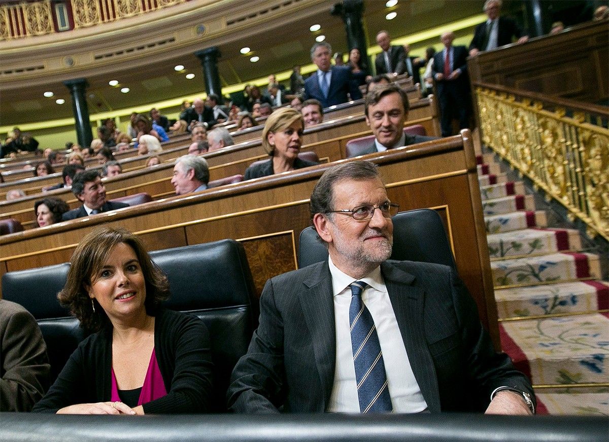Mariano Rajoy, al debat d'investidura