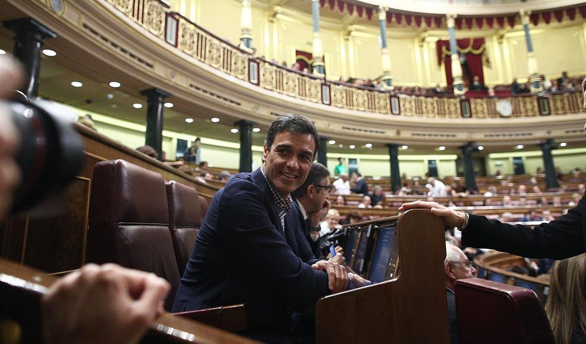 Pedro Sánchez, aquest dijous al Congrés