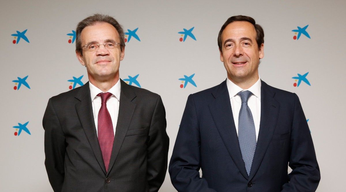  Jordi Gual, president de CaixaBank i Gonzalo Gortázar, conseller delegat