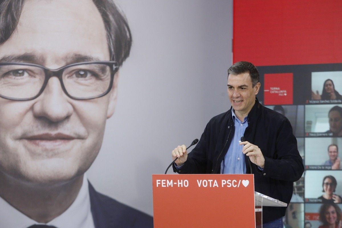 Sánchez, a l'acte electoral de Tarragona