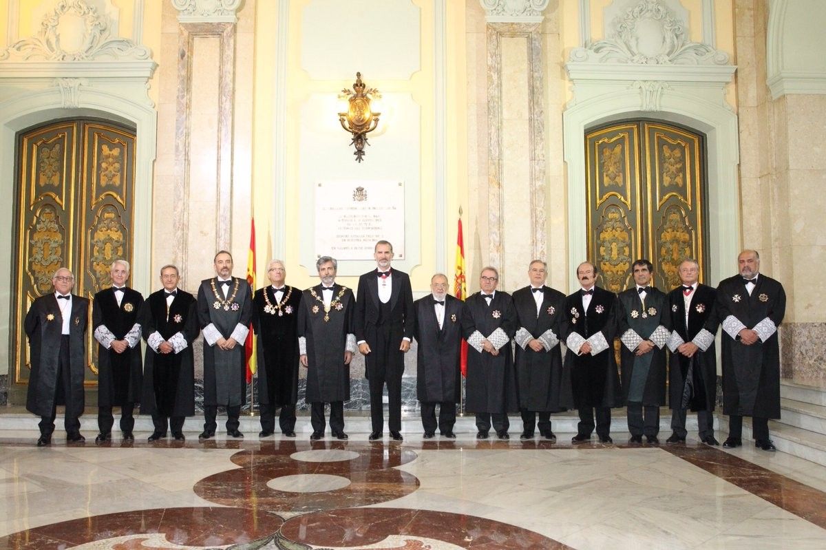 Inauguració de l'any judicial amb la presència de Felip VI, Carlos Lesmes i María José Segarra
