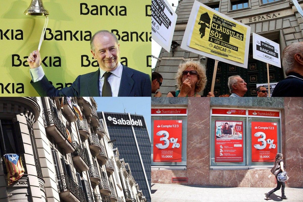 Oficina del Banc Santander, a Barcelona.