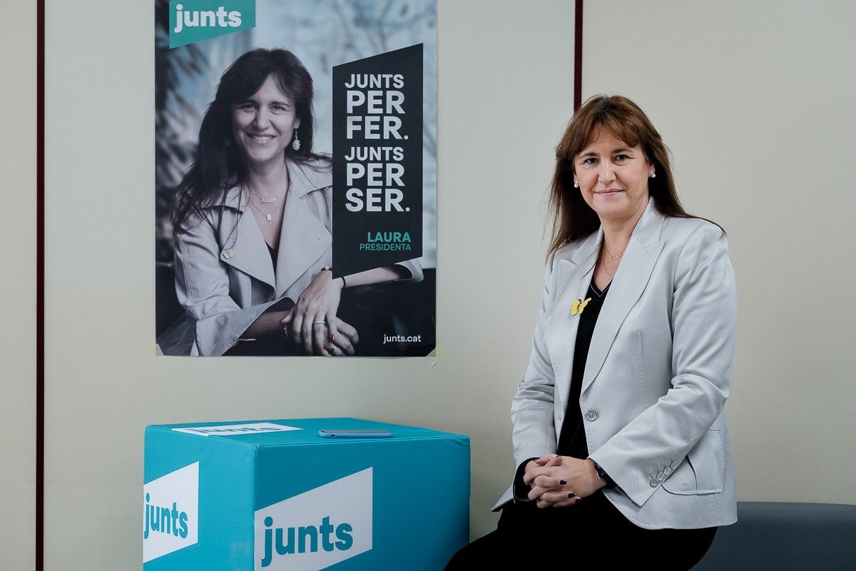 Laura Borràs, candidata de Junts a les eleccions. 