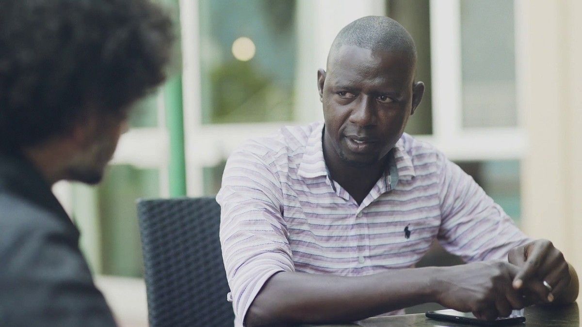Yakouba Diallo, en un dels moments del documental