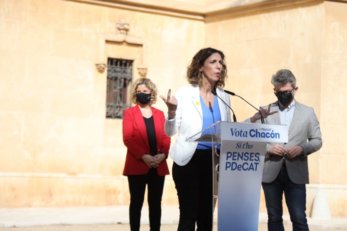 Àngels Chacón, candidata del PDECat a les eleccions.