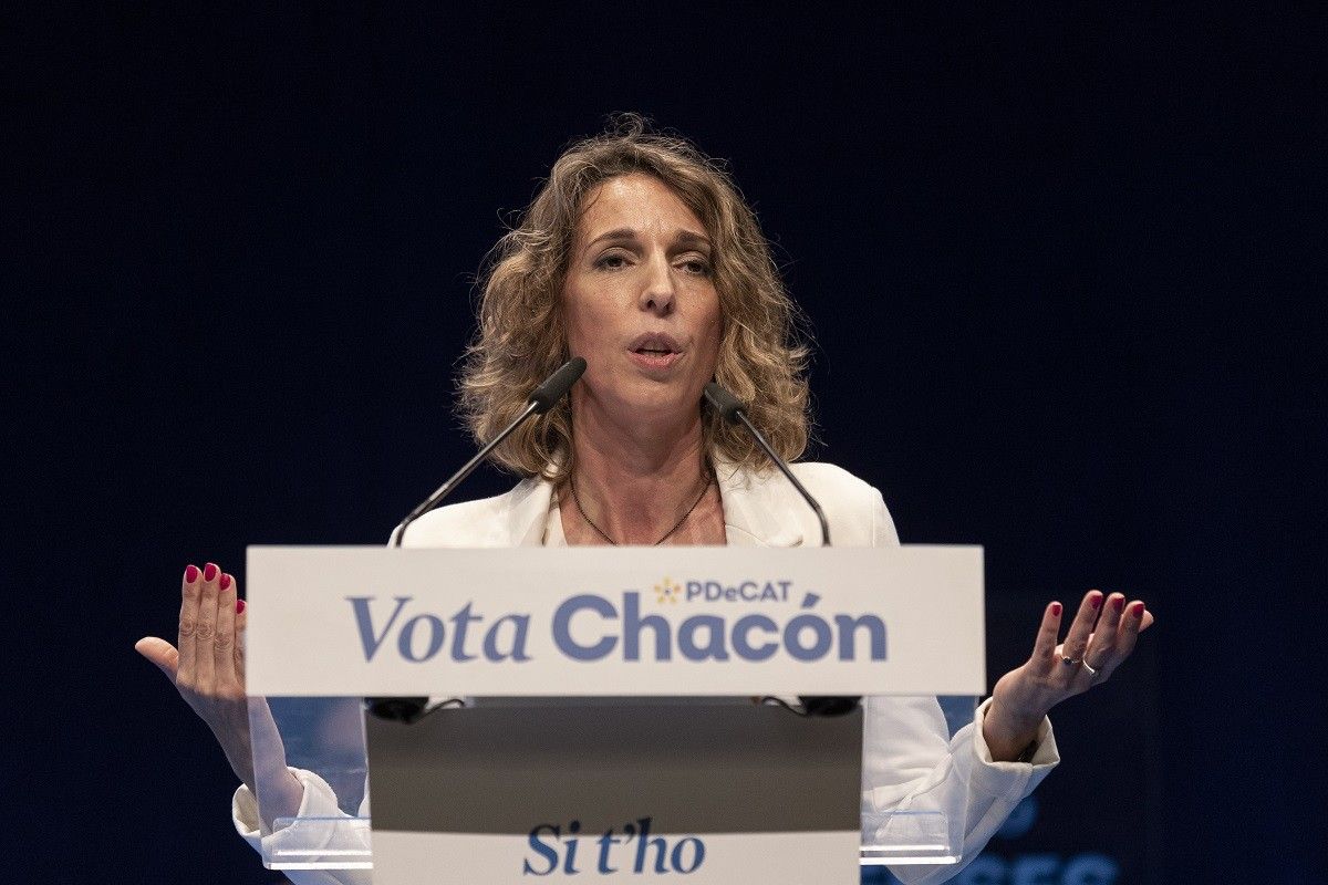 La candidata del PDECat, Àngels Chacón.
