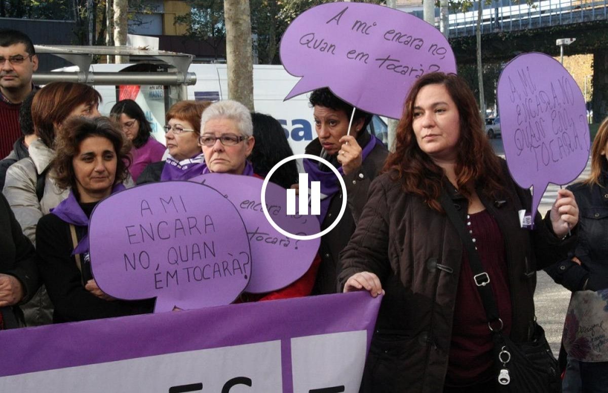 Gràfic sobre la violència masclista a Catalunya