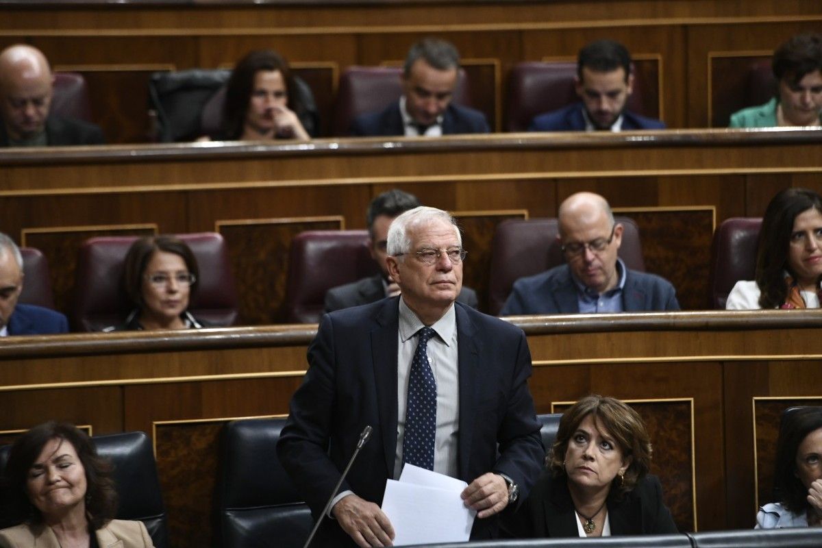Josep Borrell, en una sessió del Congrés.