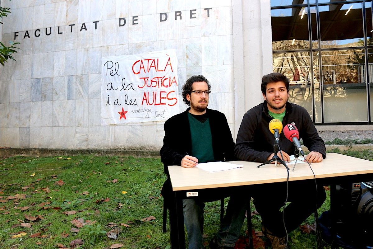 Francesc Marco i Gonzalo Bonnín, en roda de premsa