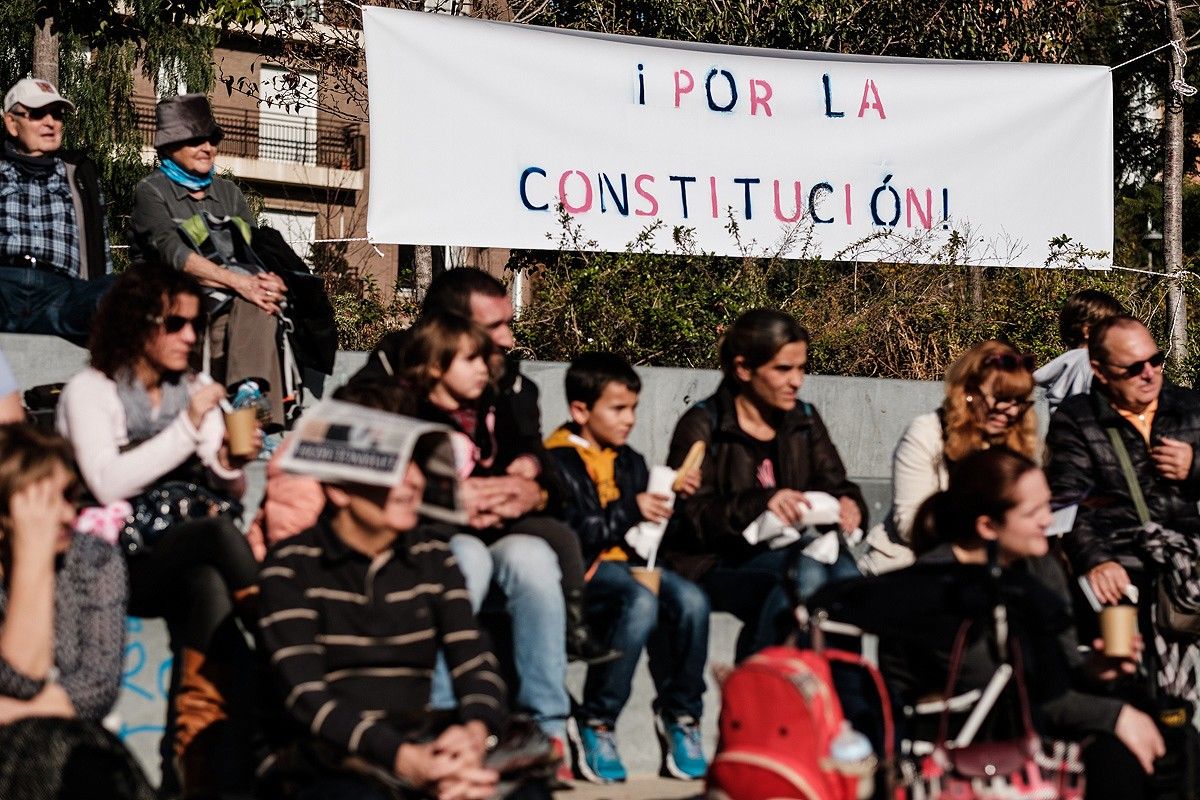 Acte de Societat Civil Catalana en defensa de la Constitució, a Badalona