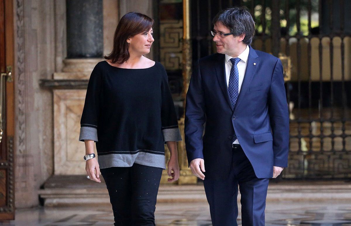 Carles Puigdemont i Francina Armengol