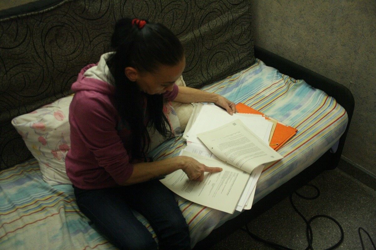 Yamila Mesaud, al pis que fa dos anys que ocupa