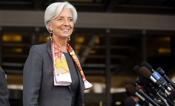 Hores difícils per a la presidenta del FMI, Christine Lagarde.
