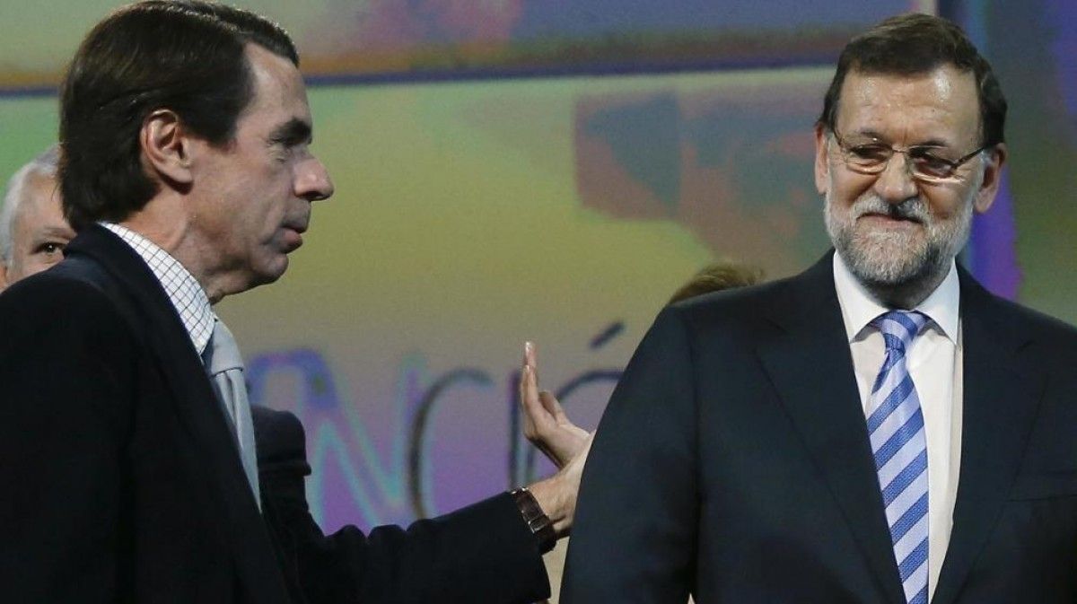 Aznar i Rajoy, en una imatge d'arxiu